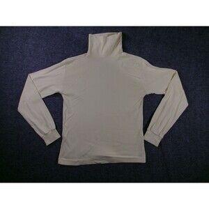 Lemon Turtleneck Womens S Yellow Long Sleeve Cotton Mock Neck Top Lightweight